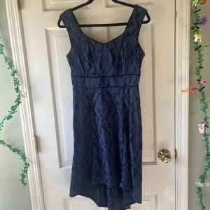 Alt Punk High Low Jaquard Dress